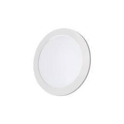 Panel Luz Led Ledstar 12w Redondo Frío Encastrable