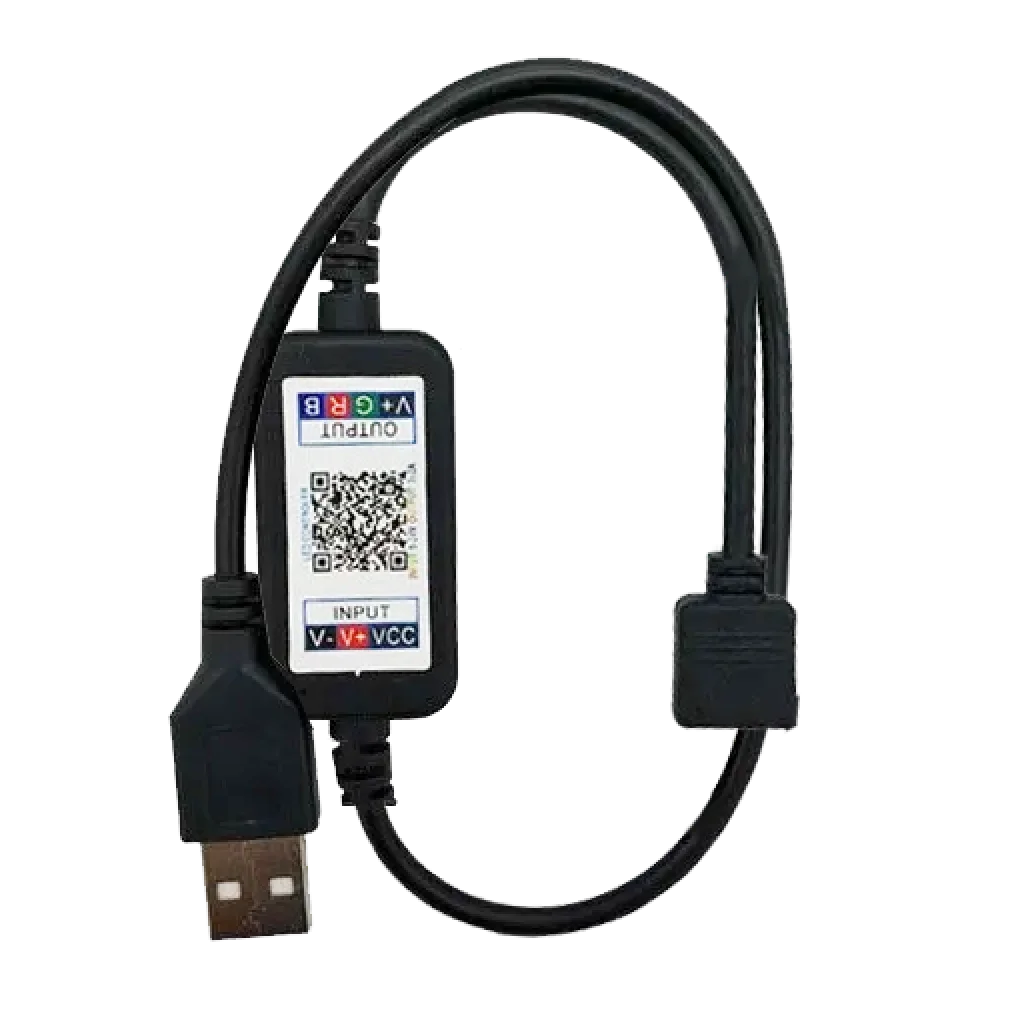 TIRA LUZ LED RGB 5050 TV USB 5 METROS C/CONTROL