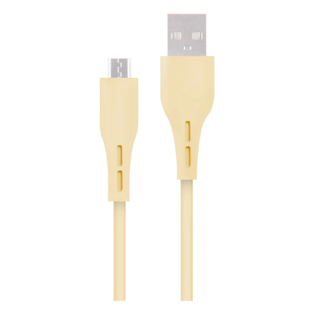 CABLE TREQA MICRO USB DATOS Y CARGA 1MT SILICONADO