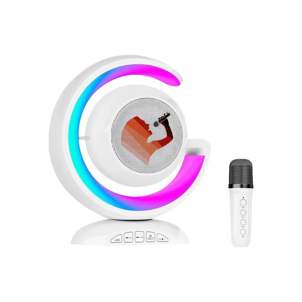 PARLANTE LED RGB PARA KARAOKE