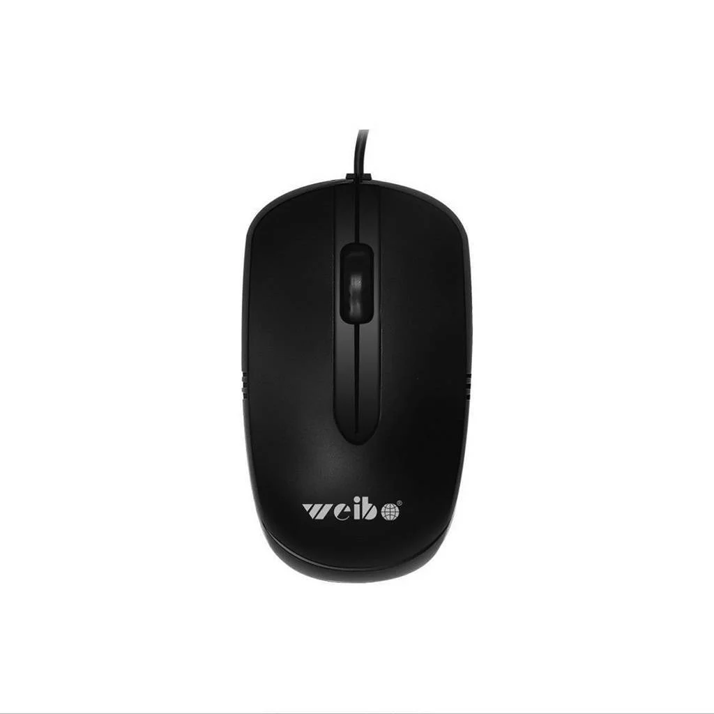 MOUSE CON CABLE ÓPTICO USB
